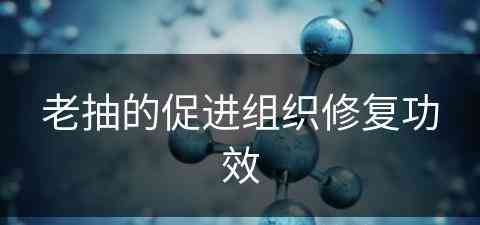 老抽的促进组织修复功效(老抽作用是什么)